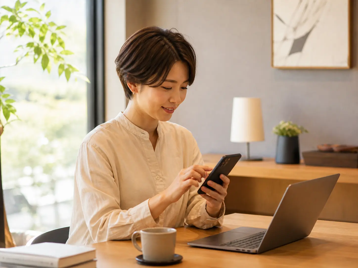 スマホで予約