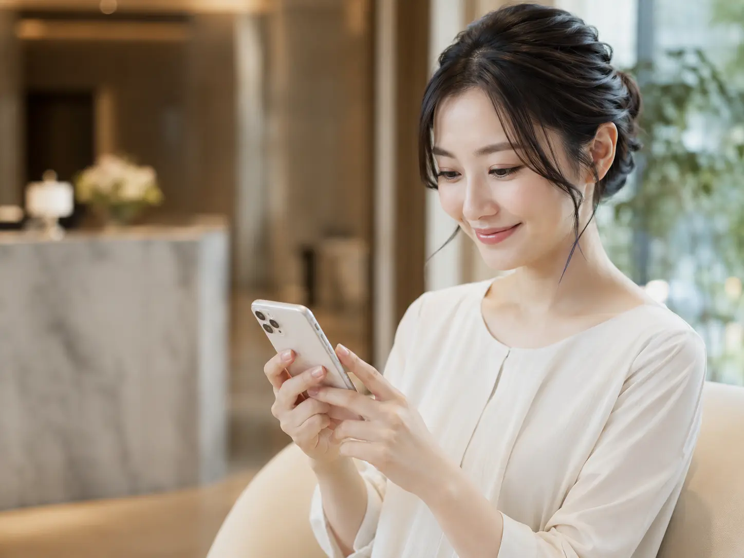 スマホで予約